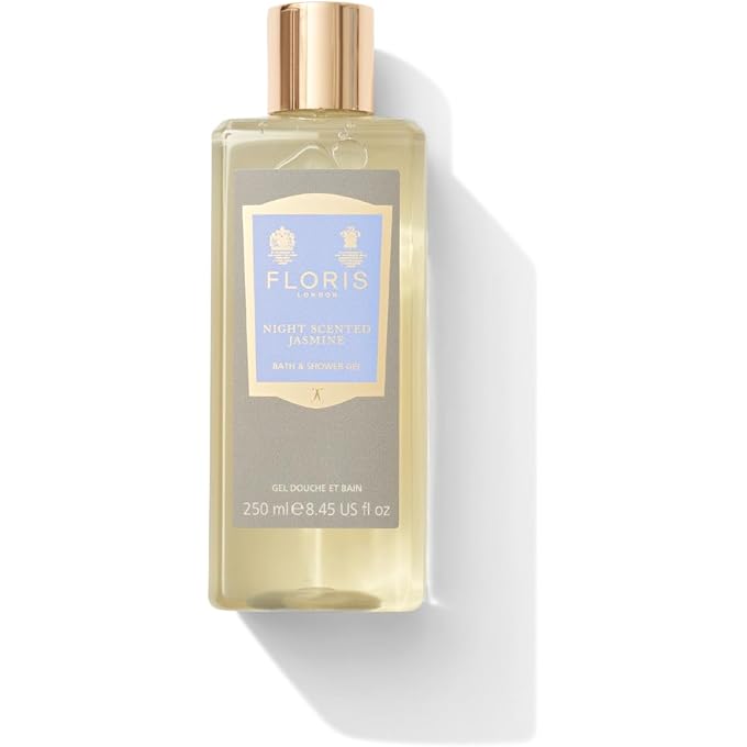 Floris London Night Scented Jasmine Moisturising Bath and Shower Gel 250 ml